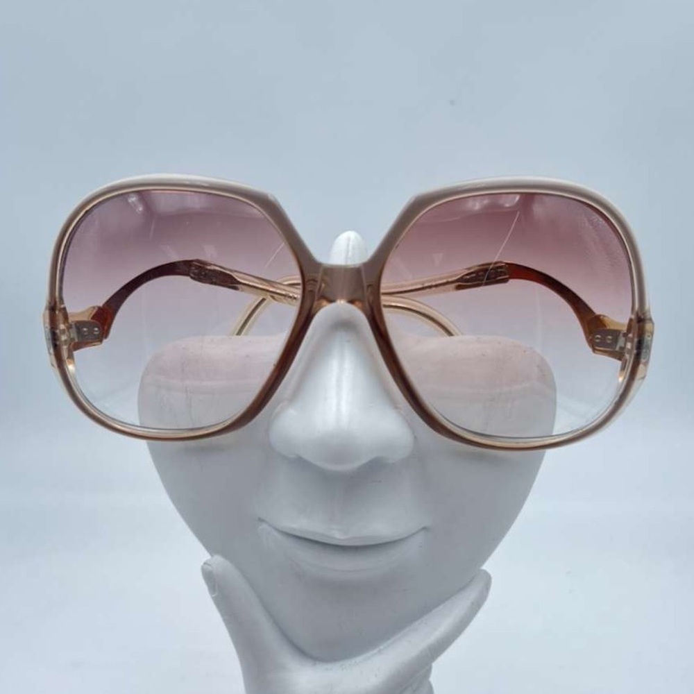 Vintage ZIMCO Brown Oval Sunglasses Frames BONJOUR